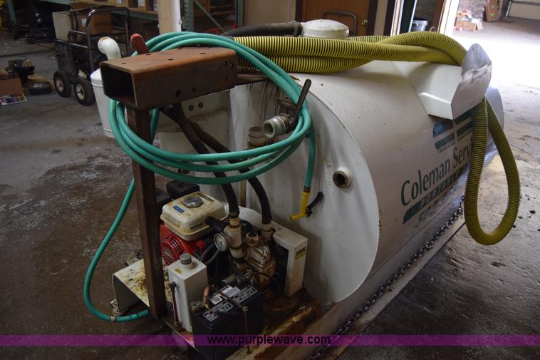 image for item BO9674 280 gallon slide-in steel vacuum slurry tank