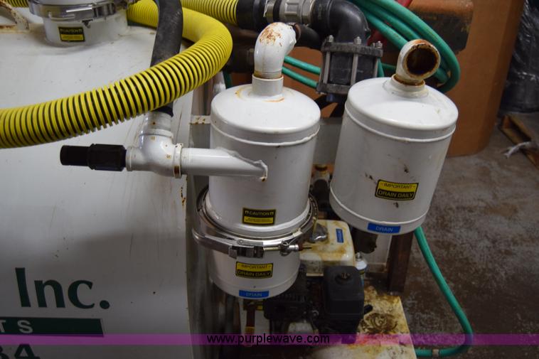 image for item BO9674 280 gallon slide-in steel vacuum slurry tank