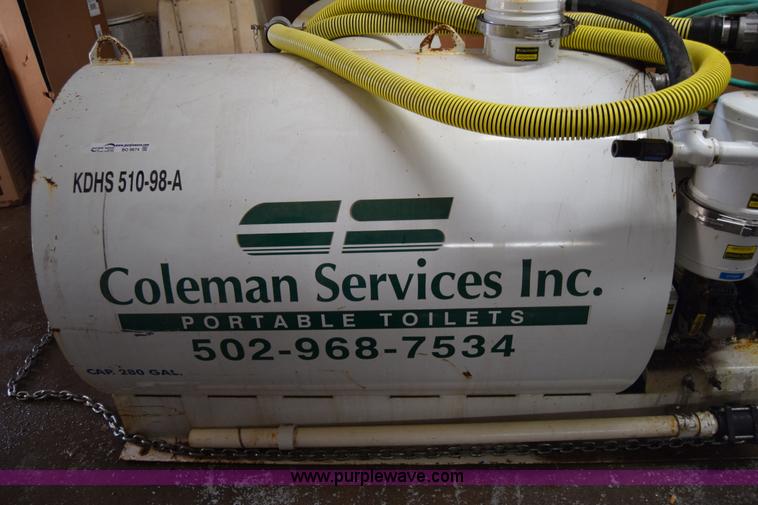 image for item BO9674 280 gallon slide-in steel vacuum slurry tank