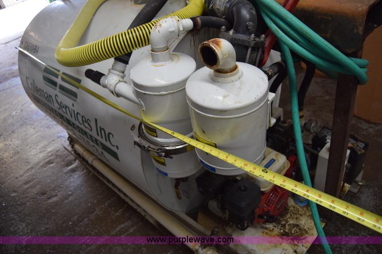 image for item BO9674 280 gallon slide-in steel vacuum slurry tank