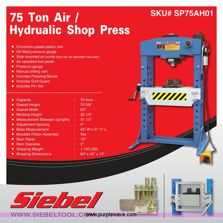 image for item E1368 Shop press