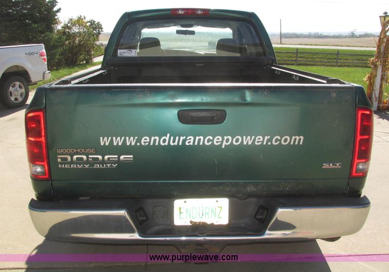 image for item H1063 2003 Dodge Ram 2500 SLT Quad Cab pickup truck