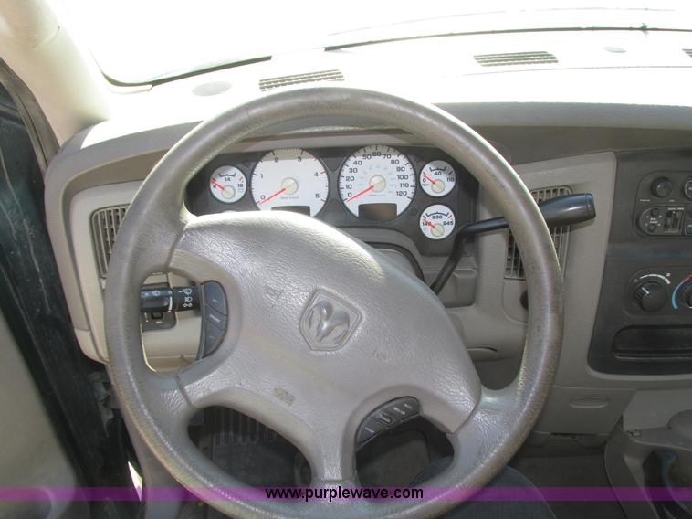 image for item H1063 2003 Dodge Ram 2500 SLT Quad Cab pickup truck