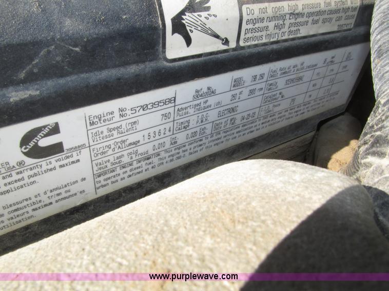 image for item H1063 2003 Dodge Ram 2500 SLT Quad Cab pickup truck