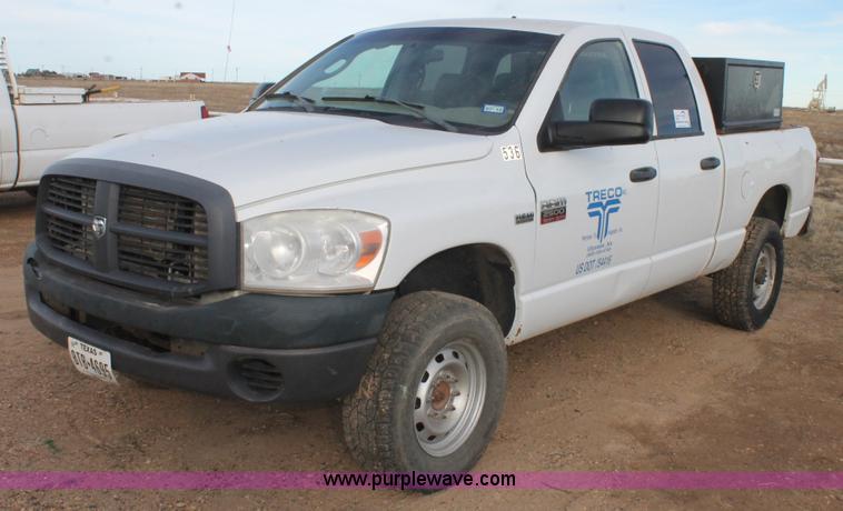 image for item J1347 2008 Dodge Ram 2500 Quad Cab pickup truck