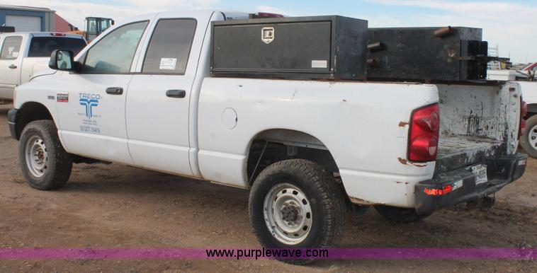image for item J1347 2008 Dodge Ram 2500 Quad Cab pickup truck