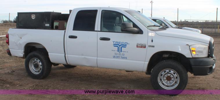 image for item J1347 2008 Dodge Ram 2500 Quad Cab pickup truck