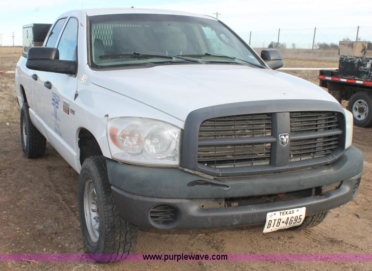 image for item J1347 2008 Dodge Ram 2500 Quad Cab pickup truck