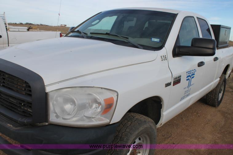 image for item J1347 2008 Dodge Ram 2500 Quad Cab pickup truck