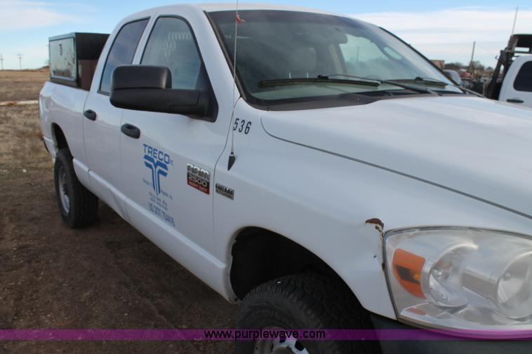 image for item J1347 2008 Dodge Ram 2500 Quad Cab pickup truck