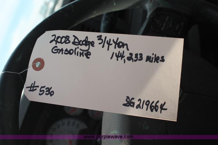 image for item J1347 2008 Dodge Ram 2500 Quad Cab pickup truck