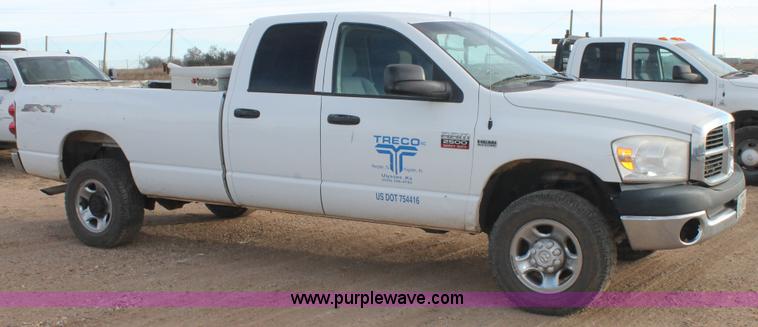 image for item J1348 2008 Dodge Ram 2500 Quad Cab pickup truck