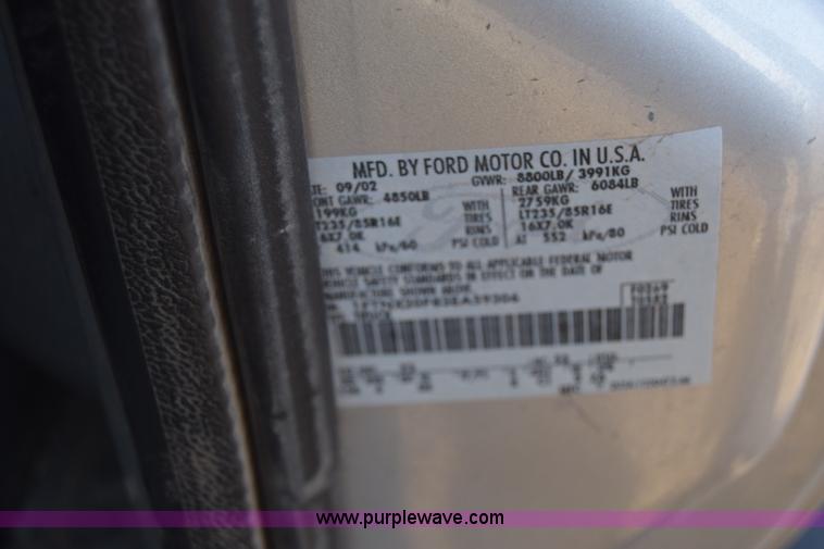 image for item L1007 2003 Ford F250 Super Duty SuperCab utility truck