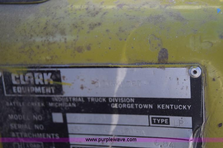 image for item L1019 Clark C500-50 forklift