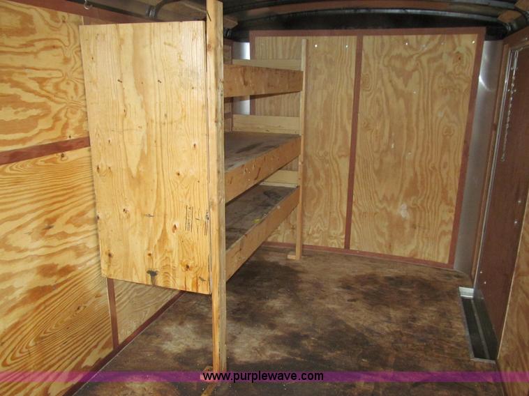 image for item L1984 2012 Atlas AU714TA2 enclosed cargo trailer