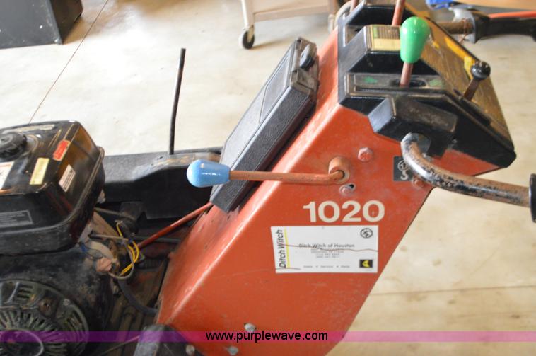 image for item L4662 Ditch Witch 1020 walk-behind trencher