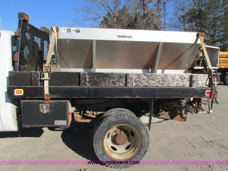 image for item L5359 2004 Ford F550 Super Duty dump flatbed truck