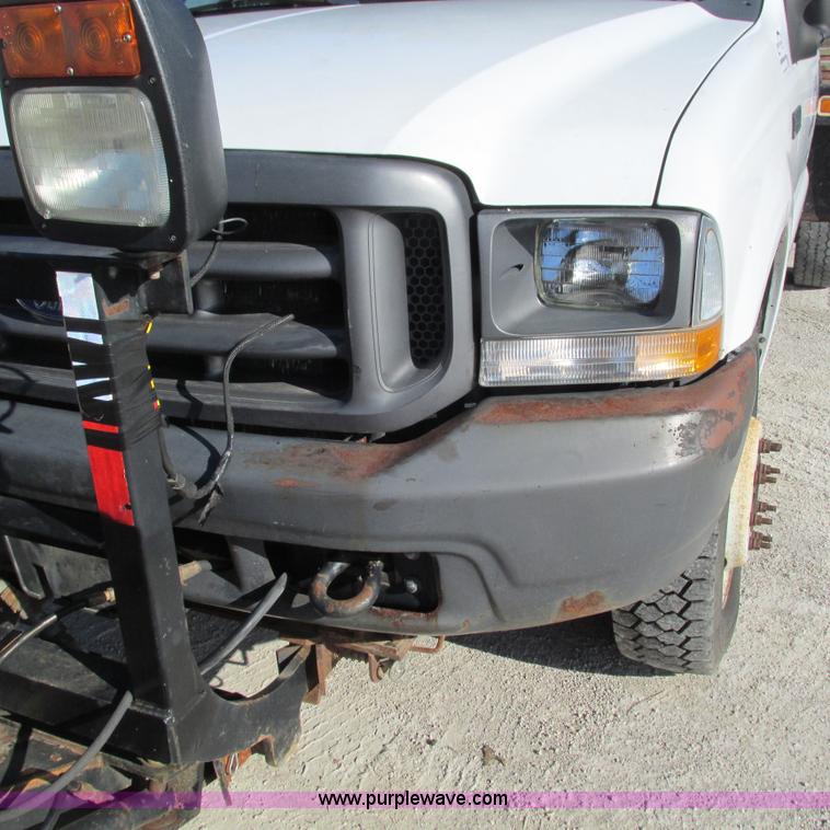 image for item L5360 2003 Ford F550 Super Duty dump flatbed truck