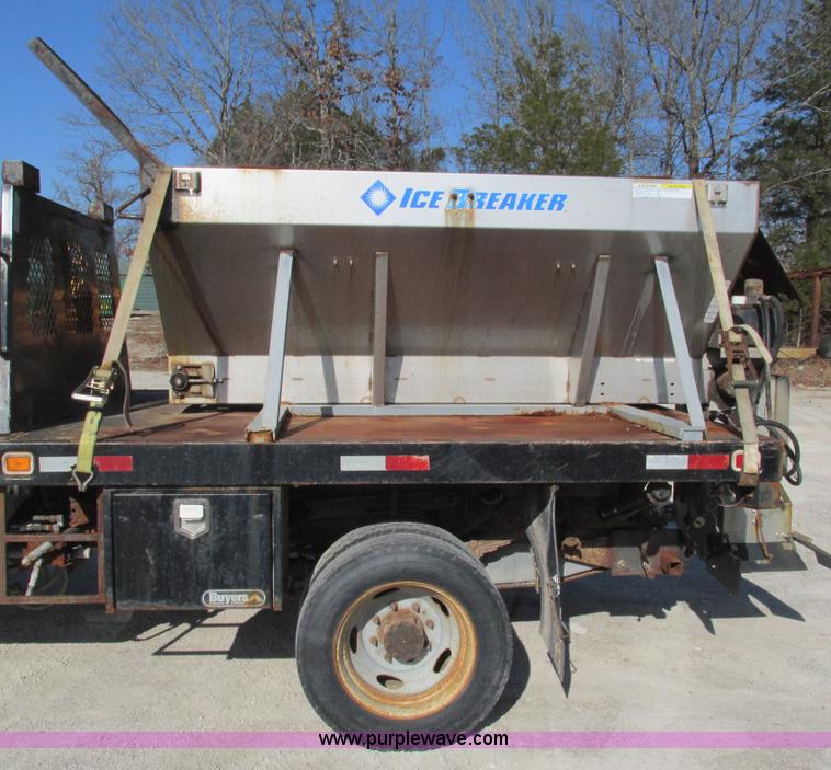 image for item L5360 2003 Ford F550 Super Duty dump flatbed truck