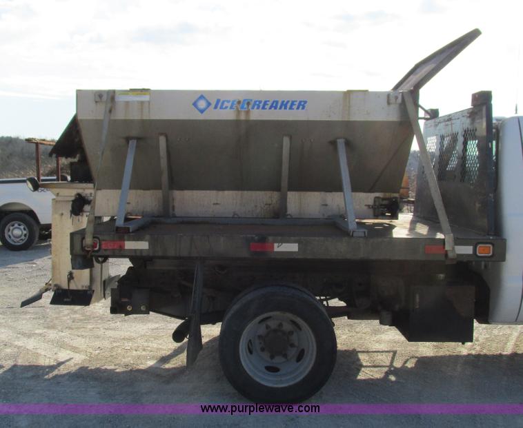 image for item L5360 2003 Ford F550 Super Duty dump flatbed truck