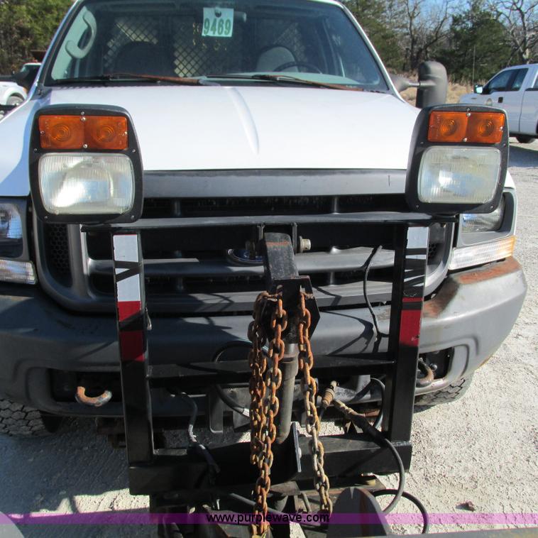 image for item L5360 2003 Ford F550 Super Duty dump flatbed truck