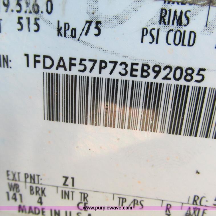 image for item L5360 2003 Ford F550 Super Duty dump flatbed truck