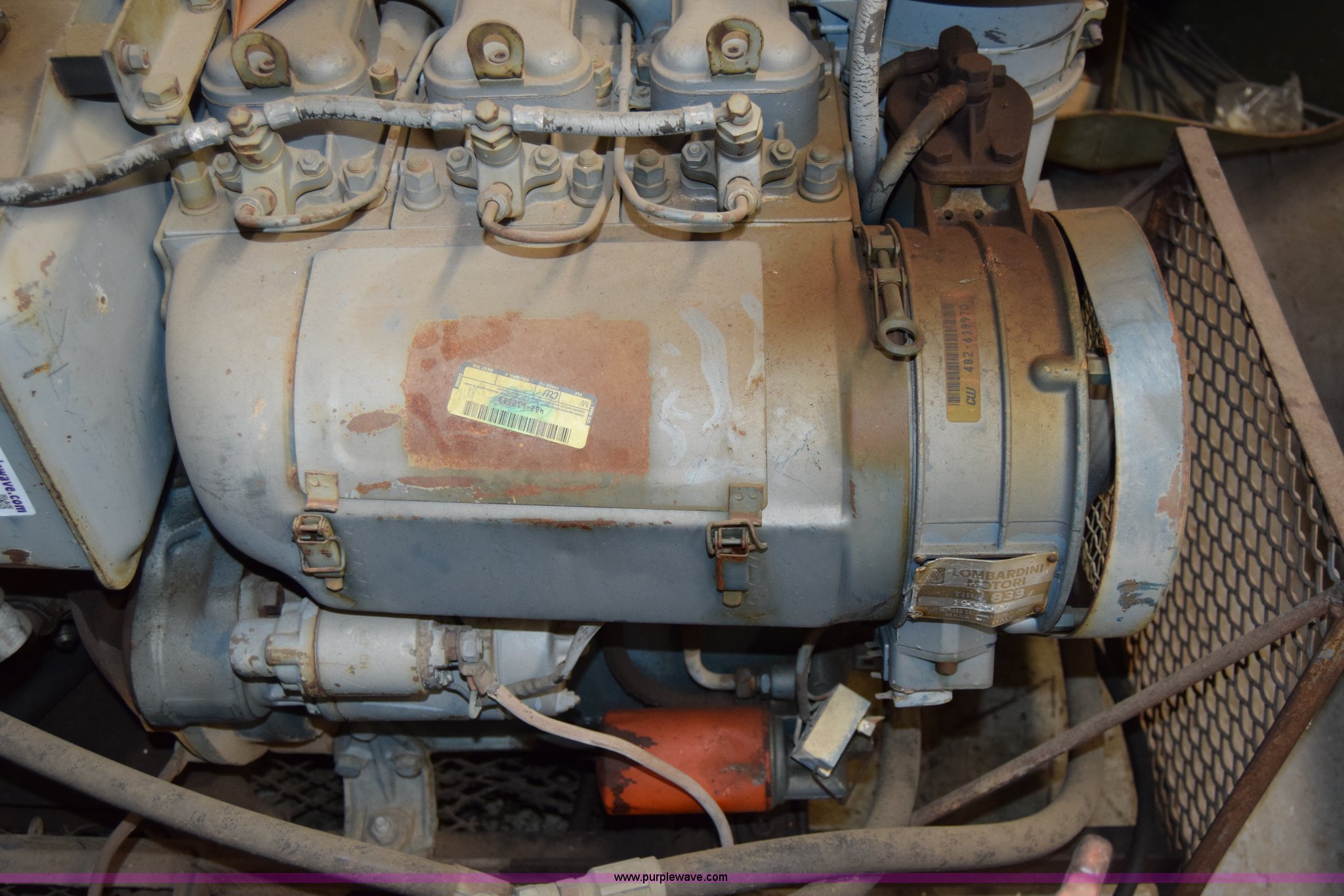 Lombardini 833 three cylinder diesel engine