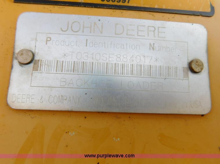 image for item AW9332 2000 John Deere 310SE backhoe