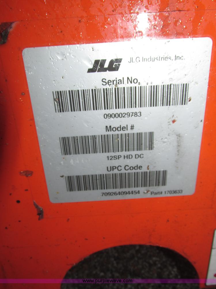 image for item J8775 2008 JLG 12SP vertical lift