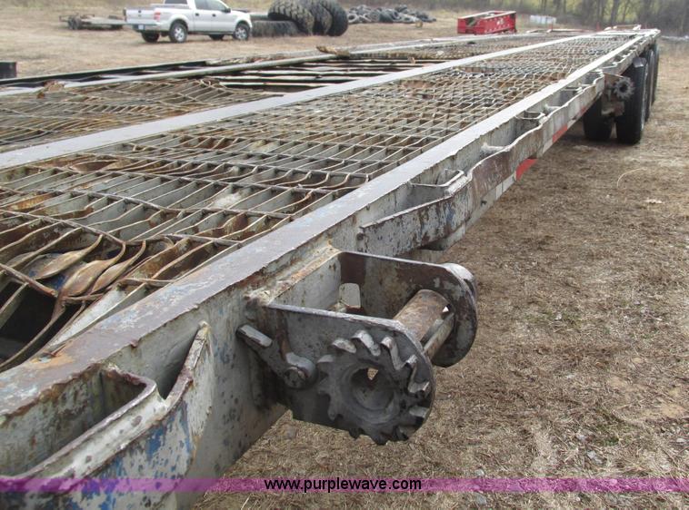 image for item L5371 1989 Transcraft DTL19-48 drop deck trailer