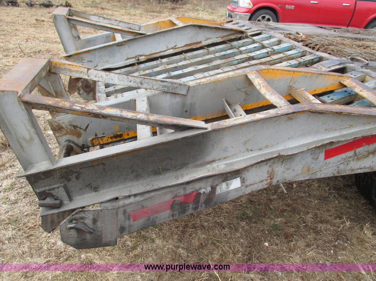 image for item L5371 1989 Transcraft DTL19-48 drop deck trailer