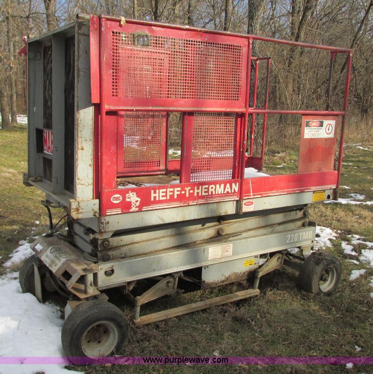 image for item N9340 Mec Z20TM II Heff-T-Herman scissor lift