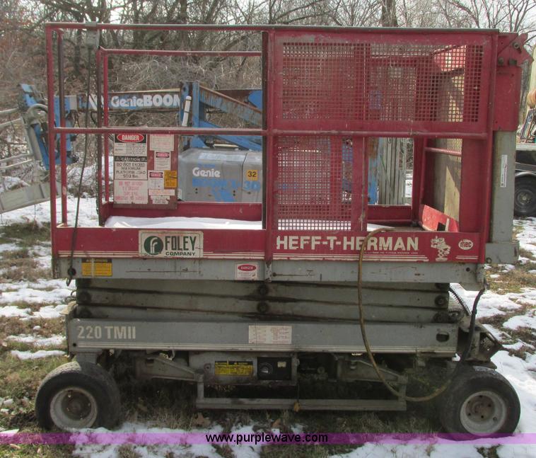 image for item N9340 Mec Z20TM II Heff-T-Herman scissor lift