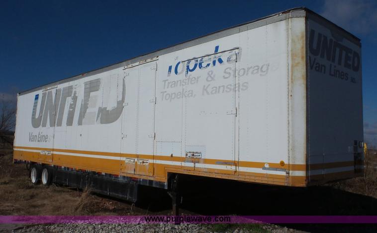 image for item J4591 1985 Kentucky moving van trailer