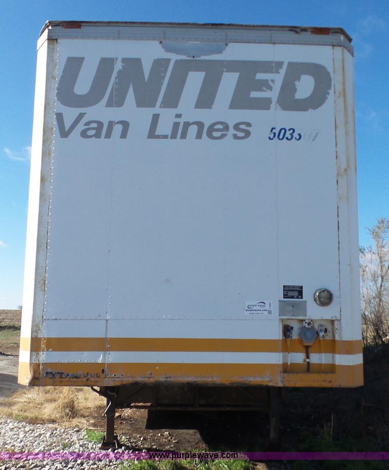 image for item J4591 1985 Kentucky moving van trailer