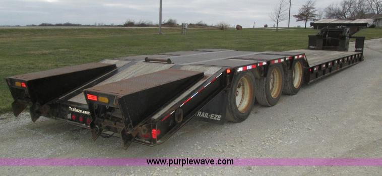 image for item J8774 2008 Trail Eze TE100DGWS53 lowboy equipment trailer