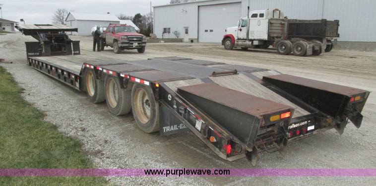 image for item J8774 2008 Trail Eze TE100DGWS53 lowboy equipment trailer