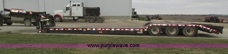 image for item J8774 2008 Trail Eze TE100DGWS53 lowboy equipment trailer