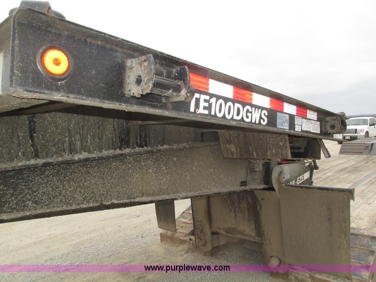 image for item J8774 2008 Trail Eze TE100DGWS53 lowboy equipment trailer
