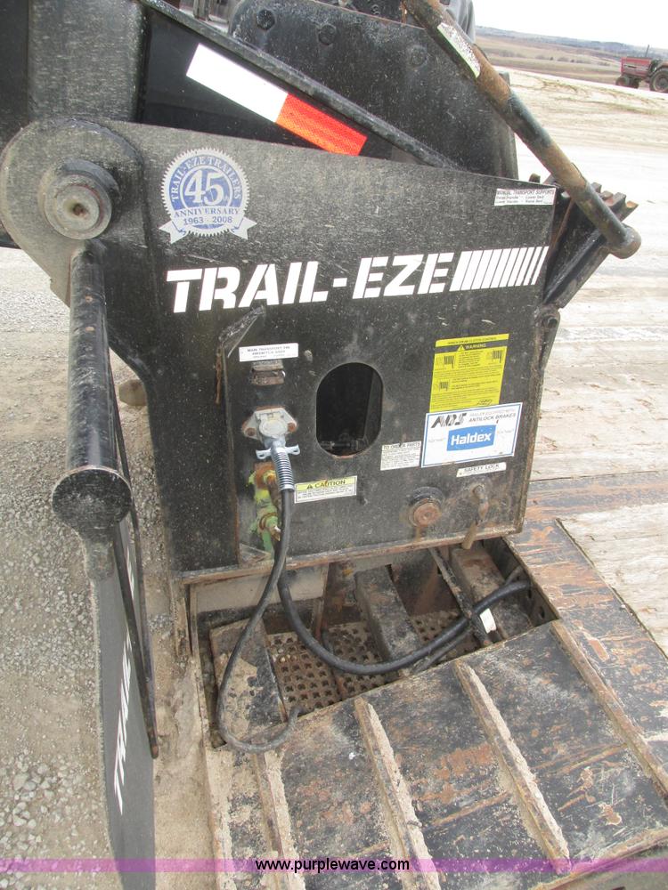image for item J8774 2008 Trail Eze TE100DGWS53 lowboy equipment trailer