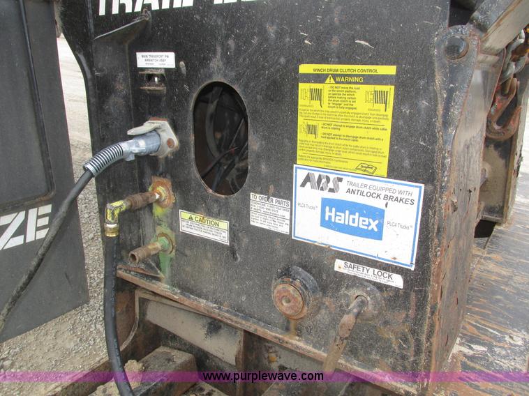 image for item J8774 2008 Trail Eze TE100DGWS53 lowboy equipment trailer