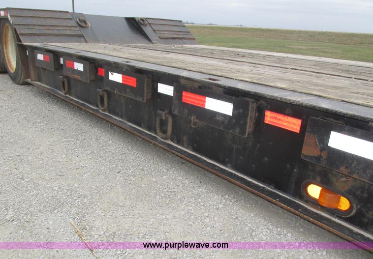 image for item J8774 2008 Trail Eze TE100DGWS53 lowboy equipment trailer