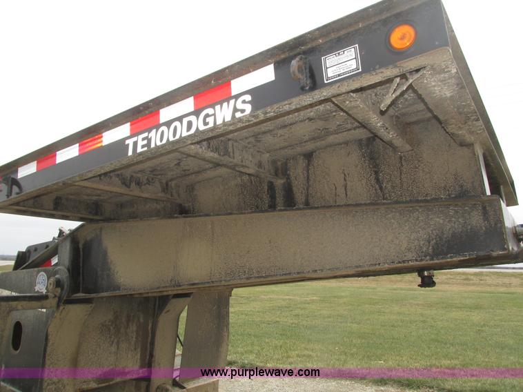 image for item J8774 2008 Trail Eze TE100DGWS53 lowboy equipment trailer