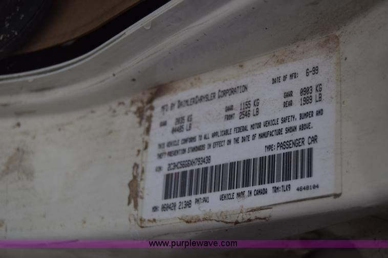 image for item BK9777 1999 Chrysler LHS