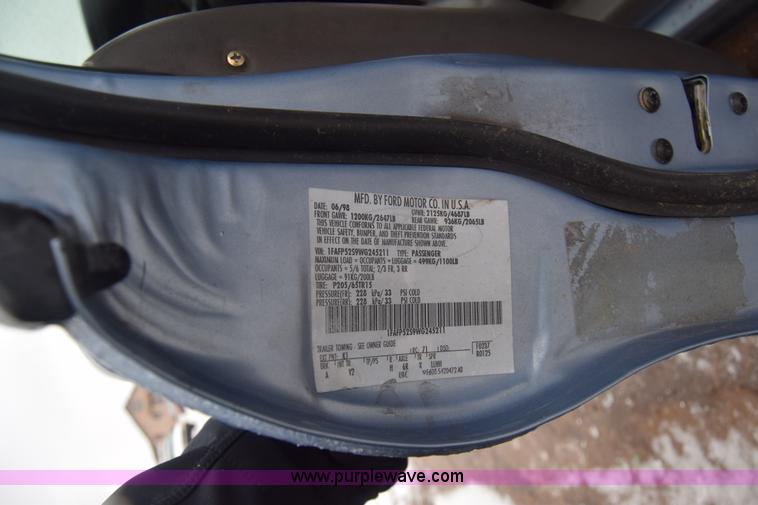 image for item BK9781 1998 Ford Taurus LX