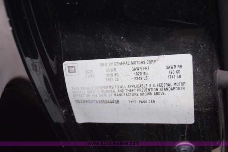 image for item BK9783 1999 Pontiac Grand AM