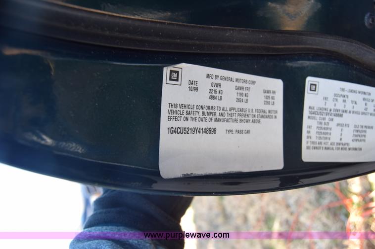 image for item BO9594 2000 Buick Park Avenue Ultra