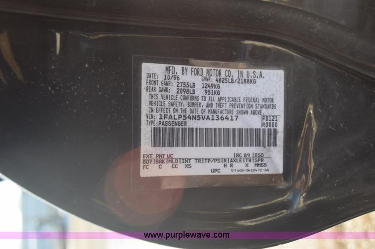 image for item BO9599 1997 Ford Taurus SHO