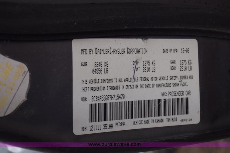 image for item L1197 2007 Chrysler 300 Touring