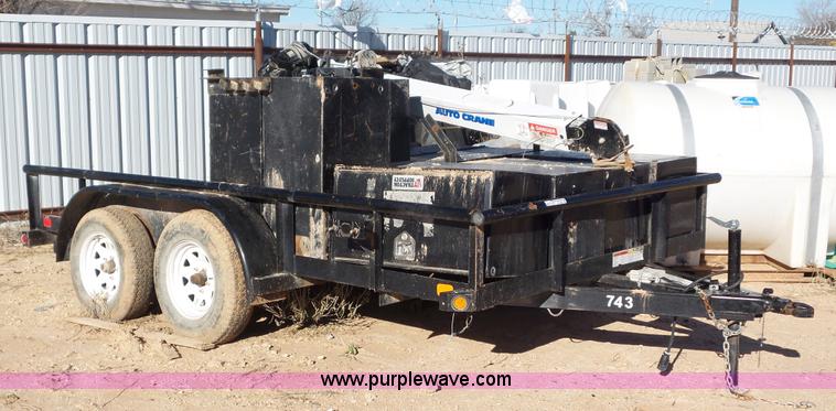 image for item AV9862 2014 Big Tex 70SP-12A flatbed utility trailer